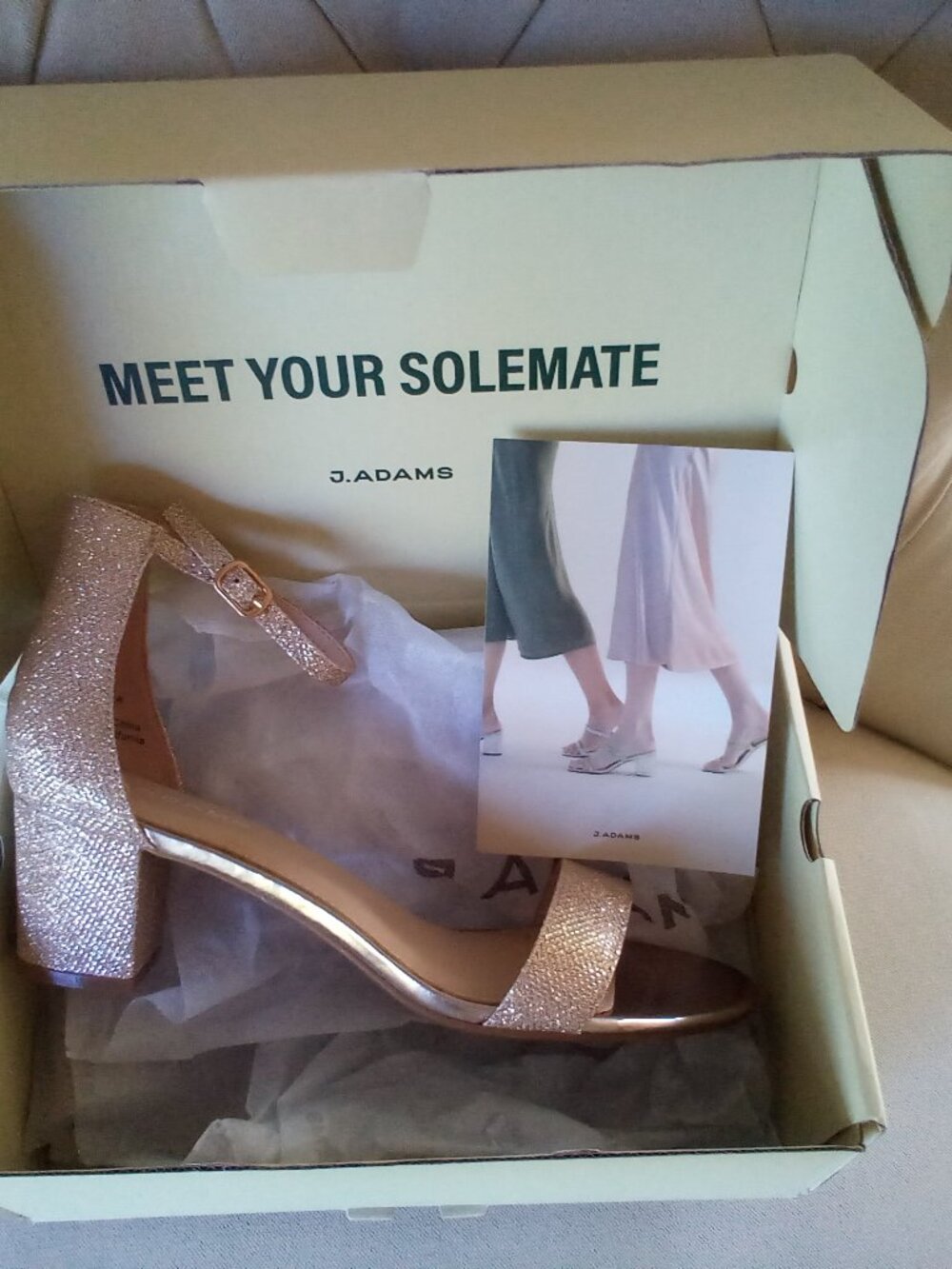 Gold Glitter Shoes